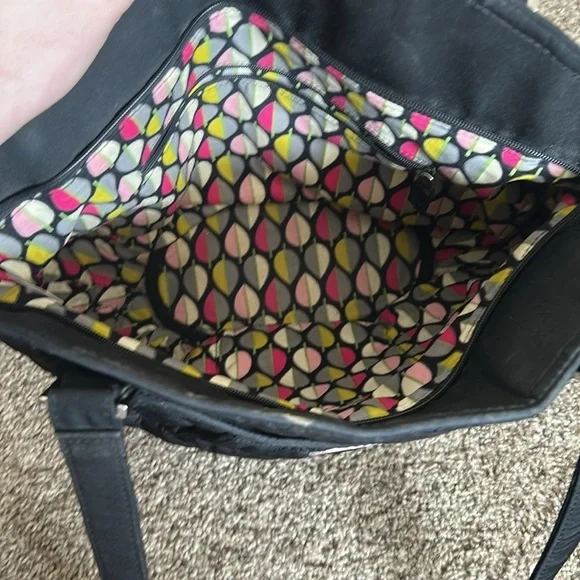 Vera Bradley Black Purse - Picture 3 of 10